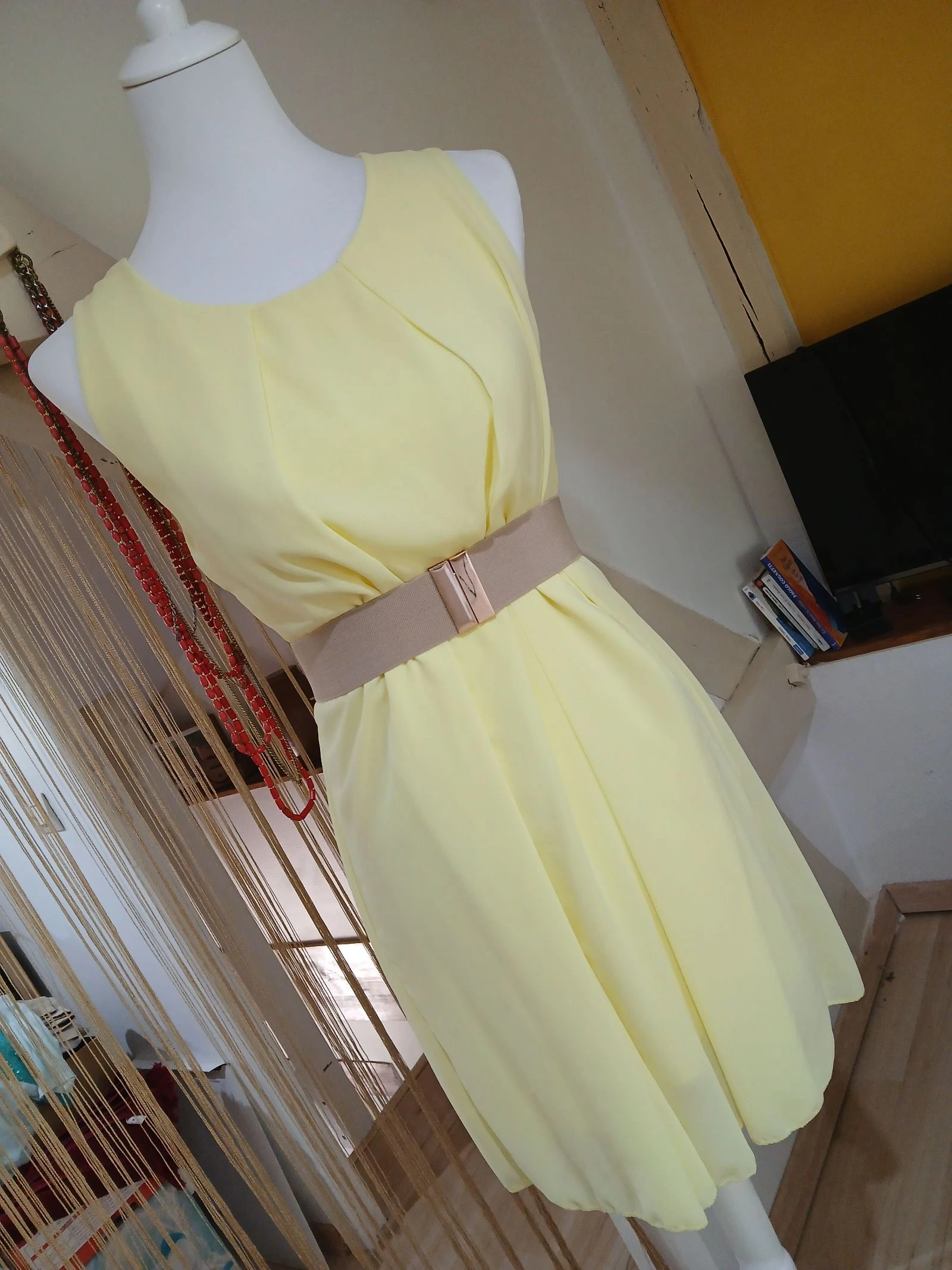 Robe d'été Legere peplum
